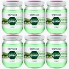 Kit 6 Baba De Quiabo Soft Hair Hidratação Brilho Capilar Natural Vegano 220ml