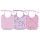 Kit 6 Babador Bebê Impermeável Bandana Com Forro PVC - Estampado Minasrey