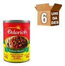 Kit 6 Baked Beans Feijão Branco Agridoce Ao Molho 420g Oderich