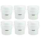 Kit 6 Baldes Plástico Alimentício Cerveja Artesanal 30 Lts