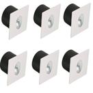 Kit 6 Balizador LED Vision Branco 3W 3000K Bivolt IP65 Opus Kit 6 Balizador LED Vision Branco 3W 3000K Bivolt IP65 Opus