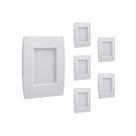 Kit 6 Balizador Pro 2W 4X2 3000K Bivolt Ip65 Opus