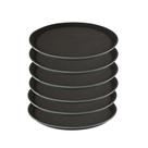 Kit 6 Bandejas Antiderrapante Redonda Para Garçom 35 Cm Frigopro