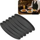 Kit 6 Bandejas Garçom Oval 56x68cm Para Servir Antiderrapante Emborrachada Profissional Unitermi Kit 6 Bandejas Garçom Oval 56x68cm Para Servir Antiderrapante Emborrachada Profissional Unitermi