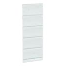 Kit 6 Bandejas Para Gondola Canto 196 Cp 30/25 Branco Spe Kit 6 Bandejas Para Gondola Canto 196 Cp 30/25 Branco Spe