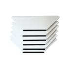 Kit 6 Bandejas Para Gondola Canto SP 30 Branco Pe Preto