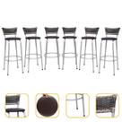 Kit 6 Banquetas Alta Para Bancadas Ilhas Cozinha Gourmet Bar Balcão com Encosto Area Lazer Itagold Kit 6 Banquetas Alta Para Bancadas Ilhas Cozinha Gourmet Bar Balcão com Encosto Area Lazer Itagold