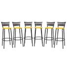 Kit 6 Banquetas Bancos Alto Para Cozinha Bancada Area Gourmet Bistro Bar Com Encosto Itagold Kit 6 Banquetas Bancos Alto Para Cozinha Bancada Area Gourmet Bistro Bar Com Encosto Itagold