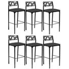 Kit 6 banquetas Luiza Cinza-Gat Magazine Kit 6 banquetas Luiza Cinza-Gat Magazine