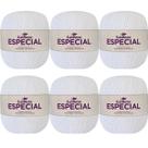 Kit 6 Barbante Fino EuroRoma 500 Gramas Especial 1400 Metros Fio n 3 Crochê