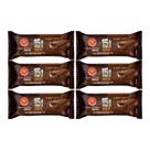 Kit 6 barra 15g proteina cappuccino chocolate 50g 3corações