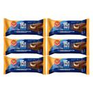 Kit 6 barra 15g proteina cappuccino cookies cream 50g 3corações