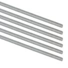 Kit 6 Barra Roscada BSW Aço 1/4'' x 1 Metro