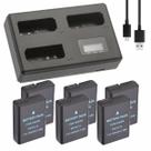Kit 6 Bateria MemoryTec EN-EL14 + Carregador Triplo compatível com Nikon D3100, D3200, D3300, D3500, D5100, D5200, D5300, D5500, D5600