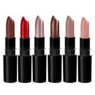 Kit 6 Batom Cores Itensas Cremoso e Cintilante Lipstick Koloss 3,5g Kit 6 Batom Cores Itensas Cremoso e Cintilante Lipstick Koloss 3,5g