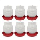 Kit 6 Bebedouro Para Aves Plastico Com Rosca 3,5 litros Kit 6 Bebedouro Para Aves Plastico Com Rosca 3,5 litros