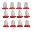 Kit 6 Bebedouros + 6 Comedouros Codornas Pintinhos Aves - PET SOLUTION