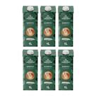 Kit 6 bebida veg barista castanha e aveia 1l tal da castanha