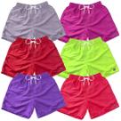 Kit 6 Bermudas Short Praia Neon Mauricinho Verão Cordão 025