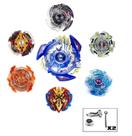 Kit 6 Beyblade Burst C/lançador Rantaro, Daigo, Shu E Outros