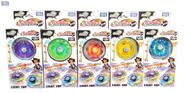 Kit 6 Beyblade Metal C/Luz Led Speed Light + 6 Lançadores