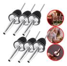Kit 6 Bico Dosador Biqueira Inox Garrafa Bebidas Bartender Kit 6 Bico Dosador Biqueira Inox Garrafa Bebidas Bartender