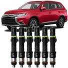 Kit 6 bico injetor outlander 3.0 gasolina 2014-2021 original