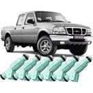 Kit 6 bicos injetores ranger 4.0 gasolina 1998-01 importado
