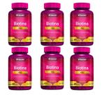 Kit 6 Biotina 60 Capsulas - Herbamed Beauty