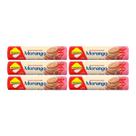 Kit 6 biscoito recheado diet zero lactose morango 120g lowçucar