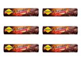 Kit 6 Biscoito Recheado Zero Açúcares Sabor Chocolate 120g
