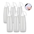 Kit 6 Bisnaga Molhos Multiuso 200ml Tubo Flexível