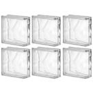 Kit 6 Bloco de Vidro 1 Lado P/ Acabamento 19x19x8 Tradestar