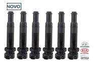 Kit 6 Bobinas Ignição Hyundai Santa Fé 2.7 V6 27301-3e400