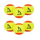 Kit 6 Bolas Beach Tennis Shark Laranja Kit 6 Bolas Beach Tennis Shark Laranja