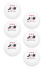Kit 6 Bolas Leves para Ping Pong Tênis de Mesa 4cm