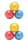 Kit 6 Bolas Overball Softgym Gymnic Italiana 23cm Produto Original
