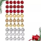 Kit 6 Bolinhas De Natal 7cm Fosca Glitter Lisa Enfeites Kit 6 Bolinhas De Natal 7cm Fosca Glitter Lisa Enfeites