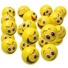 Kit 6 Bolinhas Emoji Anti Stress Apertar Macia Fisioterapias