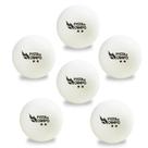 Kit 6 Bolinhas Pista E Campo Ping Pong Tênis De Mesa 2 Estrelas