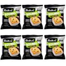 Kit 6 bolinho sabor coco com gotas de chocolate 40g belive