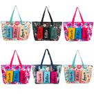 kit 6 bolsas de praia feminina grande com separação agua chinelo estilosa diversas estampas verão kit 6 bolsas de praia feminina grande com separação agua chinelo estilosa diversas estampas verão
