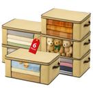 Kit 6 Bolsas Multiuso Organizadoras Grandes para Guarda Roupa Edredom Coberta Kit 6 Bolsas Multiuso Organizadoras Grandes para Guarda Roupa Edredom Coberta