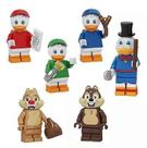 Kit 6 bonecos ducktales tio patinhas blocos de montar Kit 6 bonecos ducktales tio patinhas blocos de montar