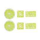 Kit 6 Botões Fruta - Limão Siciliano Kit 6 Botões Fruta - Limão Siciliano