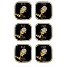 Kit 6 Botton Broche de Metal Eucaristia Santa Ceia JHS + Caixinha Kit 6 Botton Broche de Metal Eucaristia Santa Ceia JHS + Caixinha