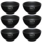 Kit 6 Bowl De Porcelana Cumbuca Tigela Sobremesa Petiscos Sopa - Hauskraft
