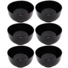 Kit 6 Bowls de Vidro 700ml Cumbucas Preto Tigela Sopa Saladas Caldos Sobremesas Opalino Lyor Kit 6 Bowls de Vidro 700ml Cumbucas Preto Tigela Sopa Saladas Caldos Sobremesas Opalino Lyor