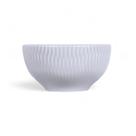 Kit 6 Bowls Porcelana Germer Shell Branco 400ml Tigelas para Mesa Posta