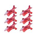 Kit 6 Brinquedo Lançador de Avião Luminoso Vermelho AP TOYS Kit 6 Brinquedo Lançador de Avião Luminoso Vermelho AP TOYS